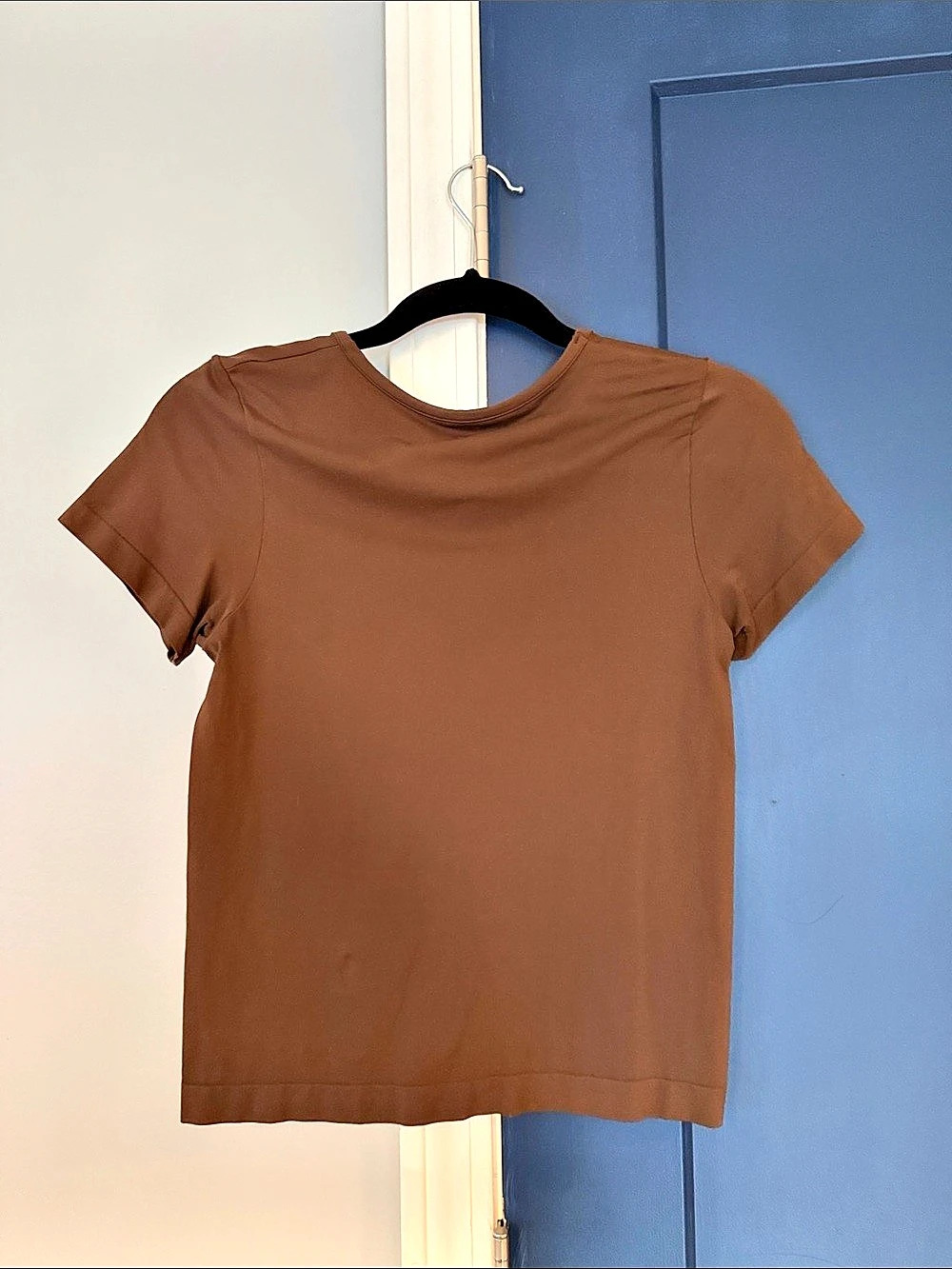 Skims smoothing Short Sleeve Tee in Brown Like New